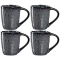 Produktbild: LEONARDO HOME 018594 MATERA Espressotasse 90 ml anthrazit 4er-Set, Keramik