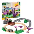 Produktbild: BRIO World – 36094 Dinosaurier Abenteuer-Set | Zugset für Kinder ab 3 Jahren