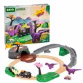 Produktbild: BRIO World Dinosaurier Abenteuer-Set 21-tlg. Zugset Holzeisenbahn ab 3 Jahren