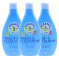 Produktbild: Penaten 3X Baby Wasch&Duschcreme je 400ml Duschgel Reinigung für zarte Babyhaut