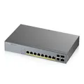 Produktbild: Zyxel GS1350-12HP Smart Managed Switch 10x Gigabit Ethernet (8x PoE+ max. 130 Watt), 2x SFP, Long Range, inkl. 1 Jahr Nebula Pro GS1350-12HP-EU0101F
