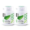 Produktbild: DC24 DAILY CARE 100% Xylit Kaugummi Spearmint, zuckerfrei & vegan ohne Titandioxid ohne Aspartam, 2 x 60 Stk Dose, BigPack mit 120 Kaugummis