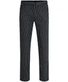 Produktbild: GREIFF Größe 46 Gastro Moda Herren Cuisine Basic 5-Pocket-Hose Regular Fit Schwarz Gestreift Modell 5321 1800