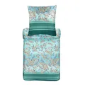Produktbild: Bettwäsche Bassetti Mako Satin Tosca V1 smaragdgrün mint 135x200