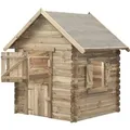 Produktbild: SwingKing Spielhaus Louise 160 cm x 120 cm x 120 cm davon 10 cm Dachüberstand