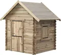 Produktbild: Swing King Louise Spielhaus aus Holz 120 x 120 x 160 cm Natur