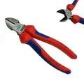 Produktbild: Knipex 70 02 160 Seitenschneider, Mehrkomponentengriff, schwarz atramentiert – 160 mm