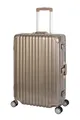 Produktbild: Travelhouse London - Hartschalen Polycarbonat Alu Koffer Trolley Reise Urlaub 90l gold