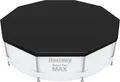 Produktbild: Bestway PVC-Abdeckplane Ø 305 cm, schwarz, rund
