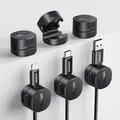 Produktbild: UGREEN 6 Stück Kabelhalter Kabelclips Magnetisch Selbstklebende Kabel 7,5mm