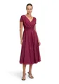 Produktbild: Vera Mont Damen Cocktailkleid im Glitzer-Look 40, Rot/Grau