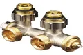 Produktbild: Oventrop Multiblock T/Mittenanschluss- Armatur Eckform IG 1/2 Zoll 50 mm Zweirohrarmatur
