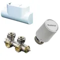 Produktbild: Oventrop Multiblock Eckform, Durchgangsform, Thermostatkopf, Abdeckung 1/2