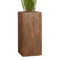 Produktbild: Pflanzwerk® Pflanzkübel Tower XXL Rost Braun 100x50x50cm *Frostbeständiger Blumenkübel* *UV-Schutz* *Qualitätsware*