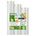 Produktbild: Vakuumierbeutel 3 Rollen Vakuumierfolie, Vakuumbeutel Lebensmittel 28/25/20x3...