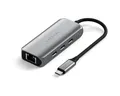 Produktbild: Satechi USB-C 4-Port Hub with 2.5 Gigabit Ethernet space Netzwerk-Switch
