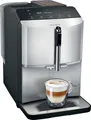 Produktbild: SIEMENS Kaffeevollautomat EQ300 TF303E01, viele Kaffeespezialitäten, OneTouch-Funktion, benutzerfreundliches Display, Keramikmahlwerk, daylight silber