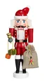 Produktbild: Seiffener Volkskunst | Echt Erzgebirge Weihnachtsmann Nussknacker | 11331 | Handgefertigte Dekoration für die Weihnachtszeit | 28 cm