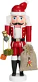 Produktbild: Seiffener Volkskunst Nussknacker Weihnachtsmann, 28 cm mit Sack und Glocke - wunderschön