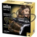 Produktbild: Braun SATIN HAIR 7 Haartrockner 2200W HD 710 Solo Schwarz/Silber UVP: 64,90€