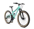 Produktbild: BIKESTAR Kinder Fahrrad Fully Mountainbike 21 Gang Shimano, Scheibenbremse ab 8 Jahre | 24 Zoll Kinderrad MTB | Mint