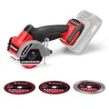 Produktbild: Einhell Professional Akku-Trennschleifer TP-CO 18/76-C Li BL-Solo (18 V, Brushless, 76 mm Scheiben-Ø, 16 mm Schnitttiefe, Tiefeneinstellung, Inkl. 4x Trennscheibe, ohne Akku)