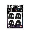Produktbild: Reflective Berlin Decals Reflexaufkleber Ghost Schwarz Einheitsgröße