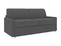 Produktbild: Vente-unique-Schlafsofa 3-Sitzer - Liegefläche: 140 cm - Matratzenhöhe: 22 cm mit Memory Schaum - Stoff - Grau - CALIFE