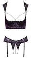 Produktbild: Cottelli Lingerie Hebe Set, Lila, 85B/L
