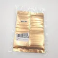 Produktbild: WACCOMT Pack 100 Stücke Matte Aluminiumfolie Verpackung Tasche Reißverschluss Se