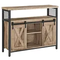 Produktbild: VASAGLE Sideboard, Küchenschrank, mit 2 Schiebetüren, 33 x 100 x 80 cm