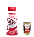Produktbild: 6x Toschi Topping Squeeze Amarena, Kirschen Topping Sauce für Kaffee, Cocktails, Eisbecher, Porridge, Pfannkuchen und Gebäck 200gr + Italian Gourmet polpa 400g