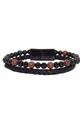Produktbild: Firetti Lederarmband Schmuck Geschenk Armschmuck Edelsteinarmband Onyx, Made in Germany - mit Onyx, Jaspis