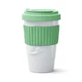 Produktbild: Kaffee To Go Becher Lecker m Deckel Manschette Mint Mug2Go CoffeToGo 400ml