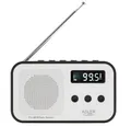 Produktbild: Adler AD 1907 Digitalradio (DAB) (PLL AM/FM-Digitalradio, modernes Radio, USB C, Wecker, weiß, schwarz)
