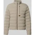 Produktbild: G-Star Raw Regular Fit Steppjacke mit Logo-Patch Modell 'Foundation' in Sand, Größe M