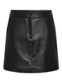 Produktbild: Y.A.S Damen YASLYMA HMW Leather Skirt NOOS Rock, schwarz, L