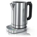 Produktbild: Arendo Edelstahl Wasserkocher mit Temperaturwahl | 1,7l | 3000 Watt