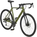 Produktbild: Prophete Graveler Bike Diamant 28 Zoll - 16-Gang Kettenschaltung - mech. Scheibenbremse - Rennrad-Bremshebel - Rahmenhöhe 55 cm - Grün