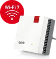Produktbild: FRITZ! Repeater 20003116, Netzwerk-Repeater, Ethernet/LAN, Rot, Weiß