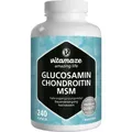 Produktbild: 2x GLUCOSAMIN CHONDROITIN MSM Vitamin C Kapseln 240 ST