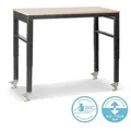 Produktbild: STAHLWERK Werkbank mit Rollen höhenverstellbar 92-104 cm Tragfähigkeit 365 kg