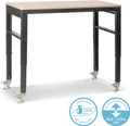 Produktbild: STAHLWERK Werkbank mit Rollen höhenverstellbar 92-104 cm Tragfähigkeit 365 kg