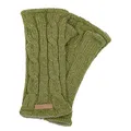 Produktbild: McRon Damen Gestrickte Pulswärmer Emily Hellgrün 44