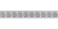 Produktbild: A.S. Création selbstklebende Bordüre Only Borders Borte 5,00 m x 0,05 m grau schwarz weiß Made in Germany 936461 93646-1