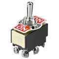 Produktbild: Kippschalter groß - 6 Pins - ON OFF ON - Metallhebel - Schraubanschlüsse - NEU