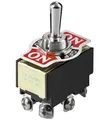 Produktbild: KFZ Schalter Kippschalter 6 polig 2x EIN / AUS / EIN