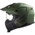Produktbild: LS2 OF606 Drifter Solid, Modularhelm - Matt-Dunkelgrün - XXL