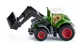 Produktbild: siku 1393, Fendt 1050 Vario Traktor mit Frontlader, Grün/Schwarz, Beweglicher Frontlader, Abnehmbare Kabine, Reifen aus Gummi
