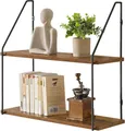 Produktbild: Industrielle Vintage-Regale mit 2 Ebenen für Wohnzimmer Küche Badezimmer